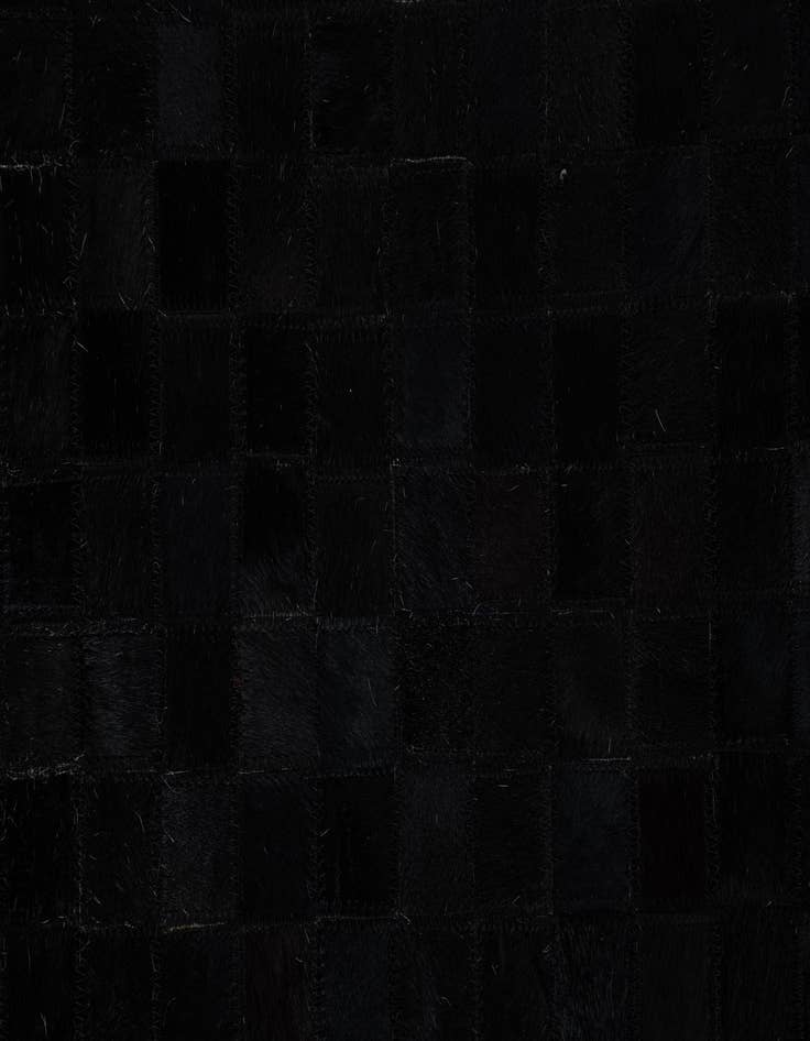 Detail image of  5' x 7' 10 Cowhide Leather Rug