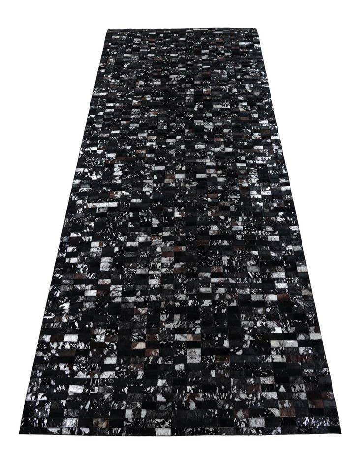 Detail image of  5' 3 x 7' 9 Cowhide Leather Rug