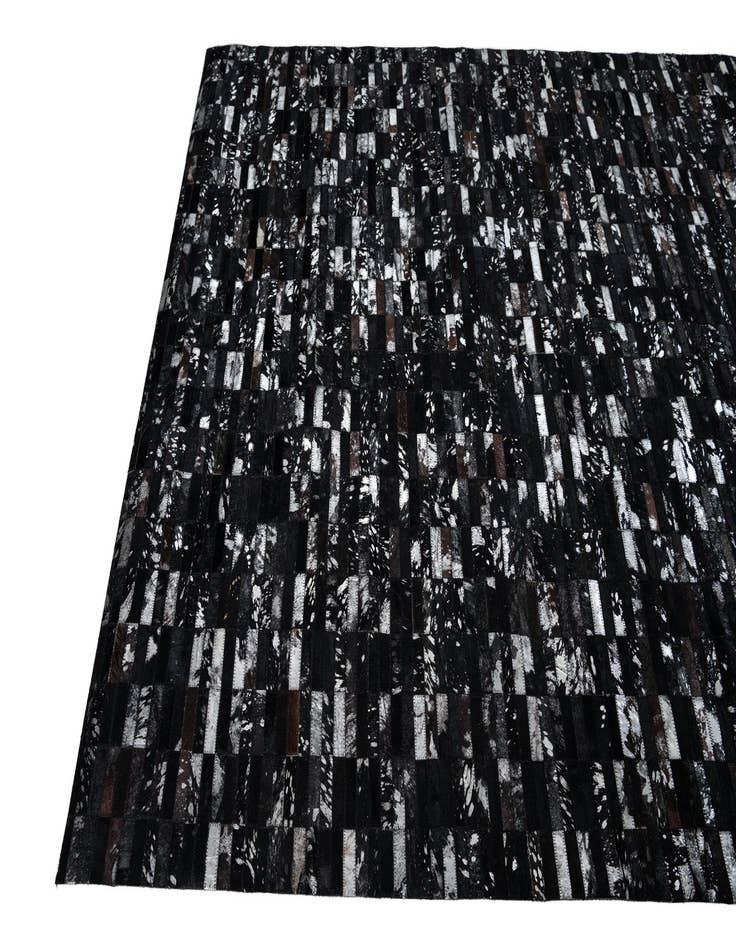 Detail image of  5' 3 x 7' 9 Cowhide Leather Rug