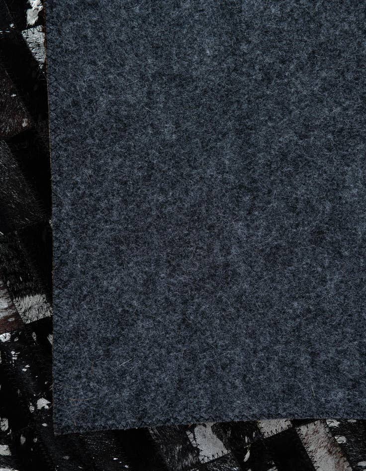 Detail image of  5' 3 x 7' 9 Cowhide Leather Rug