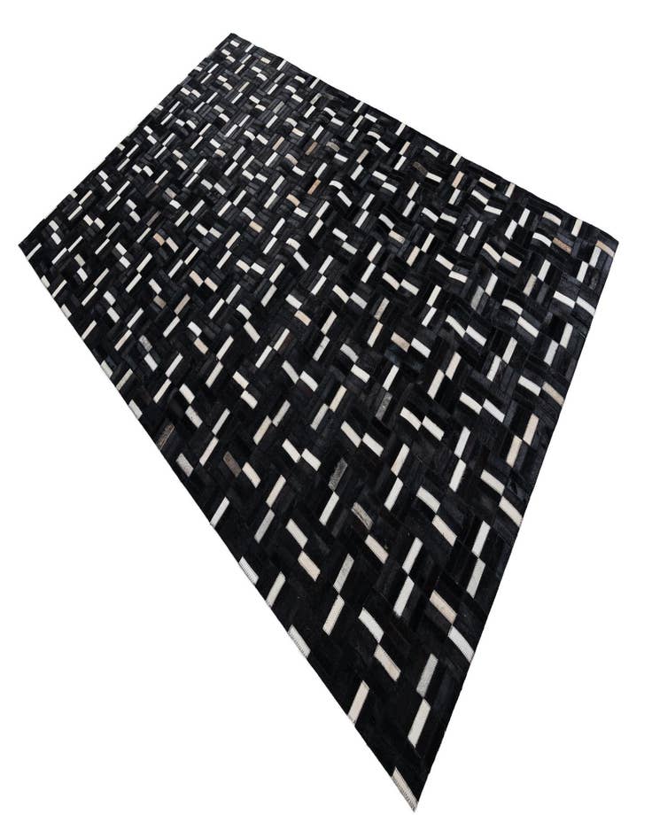 Detail image of  5' x 8' 1 Cowhide Leather Rug