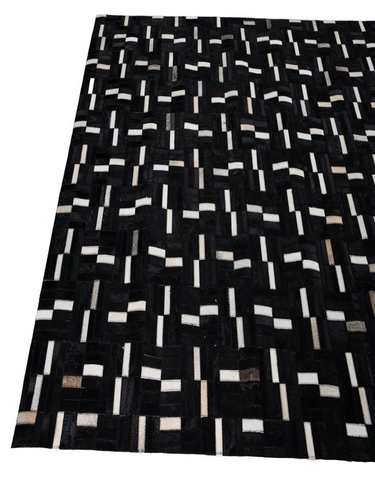 Detail image of  5' x 8' 1 Cowhide Leather Rug