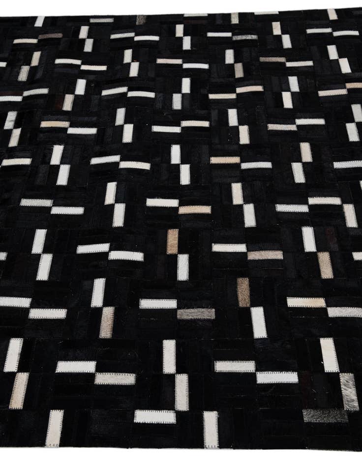 Detail image of  5' x 8' 1 Cowhide Leather Rug