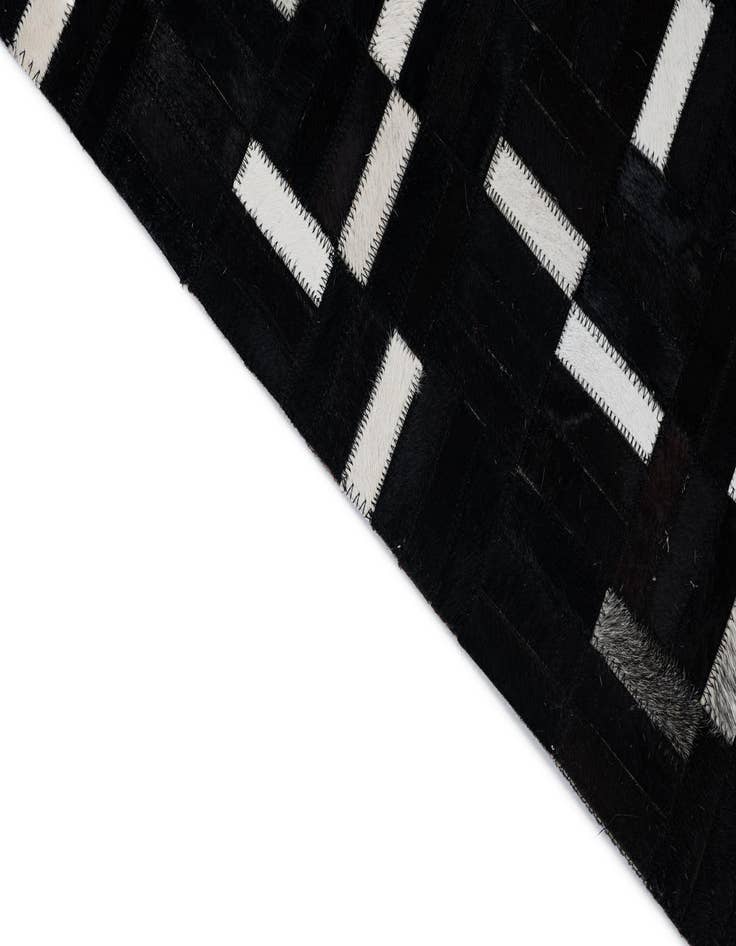 Detail image of  5' x 8' 1 Cowhide Leather Rug