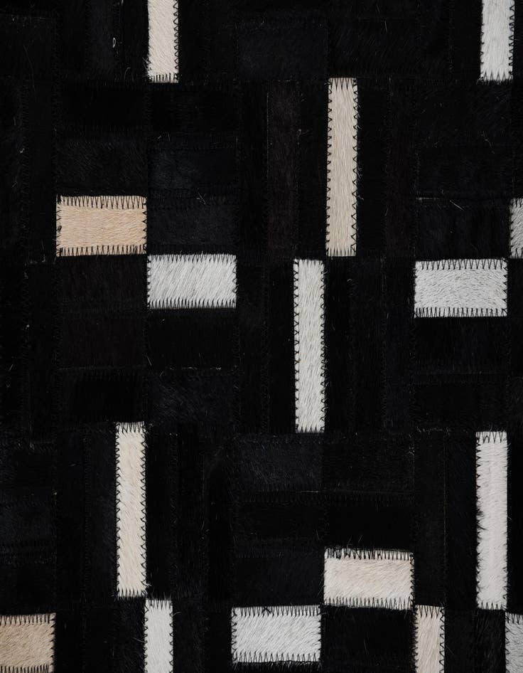 Detail image of  5' x 8' 1 Cowhide Leather Rug