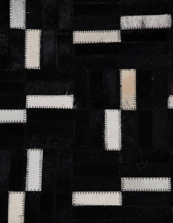 Detail image of  5' x 8' 1 Cowhide Leather Rug