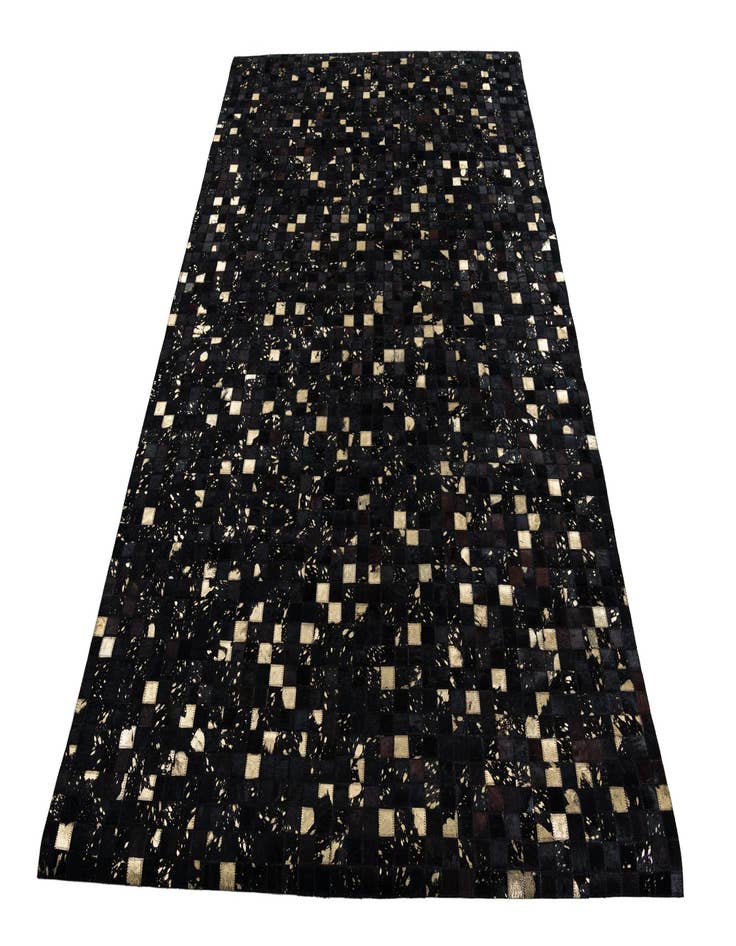 Detail image of  5' 2 x 8' Cowhide Leather Rug