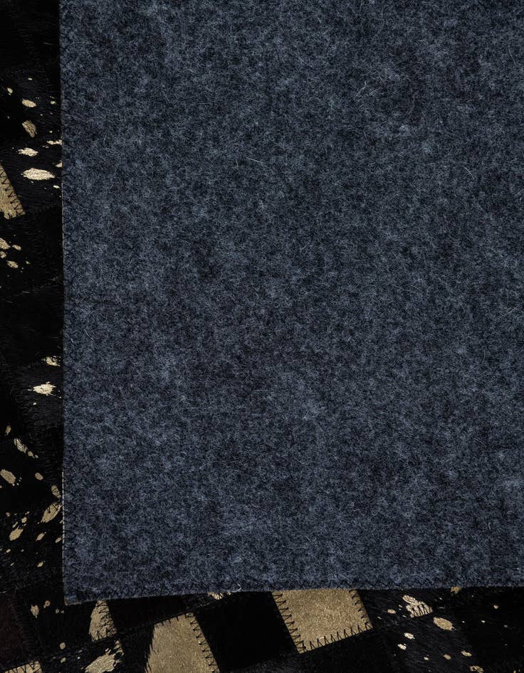 Detail image of  5' 2 x 8' Cowhide Leather Rug