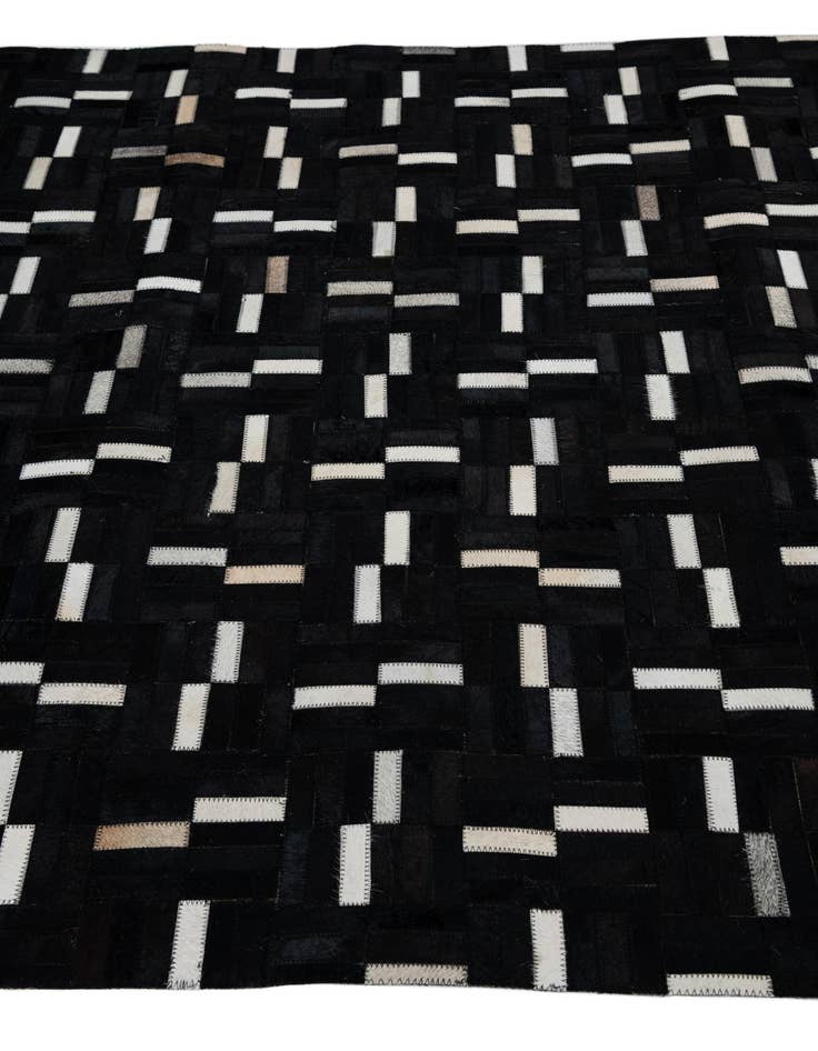 Detail image of  5' x 8' 1 Cowhide Leather Rug