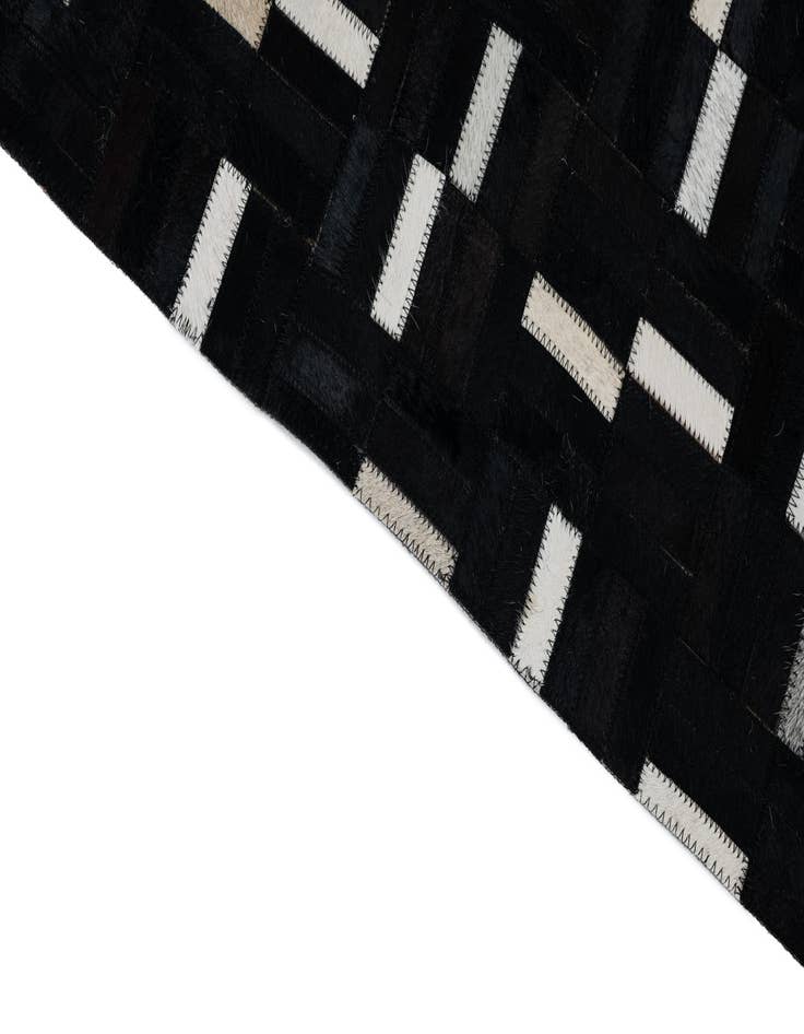 Detail image of  5' x 8' 1 Cowhide Leather Rug