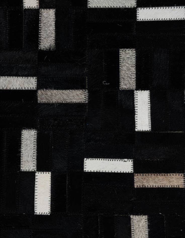 Detail image of  5' x 8' 1 Cowhide Leather Rug