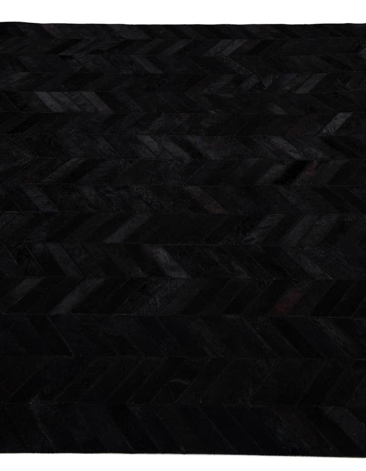 Detail image of 5' 1 x 8' Cowhide Leather Rug