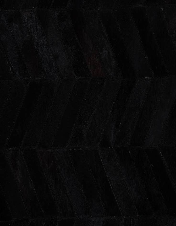 Detail image of 5' 1 x 8' Cowhide Leather Rug