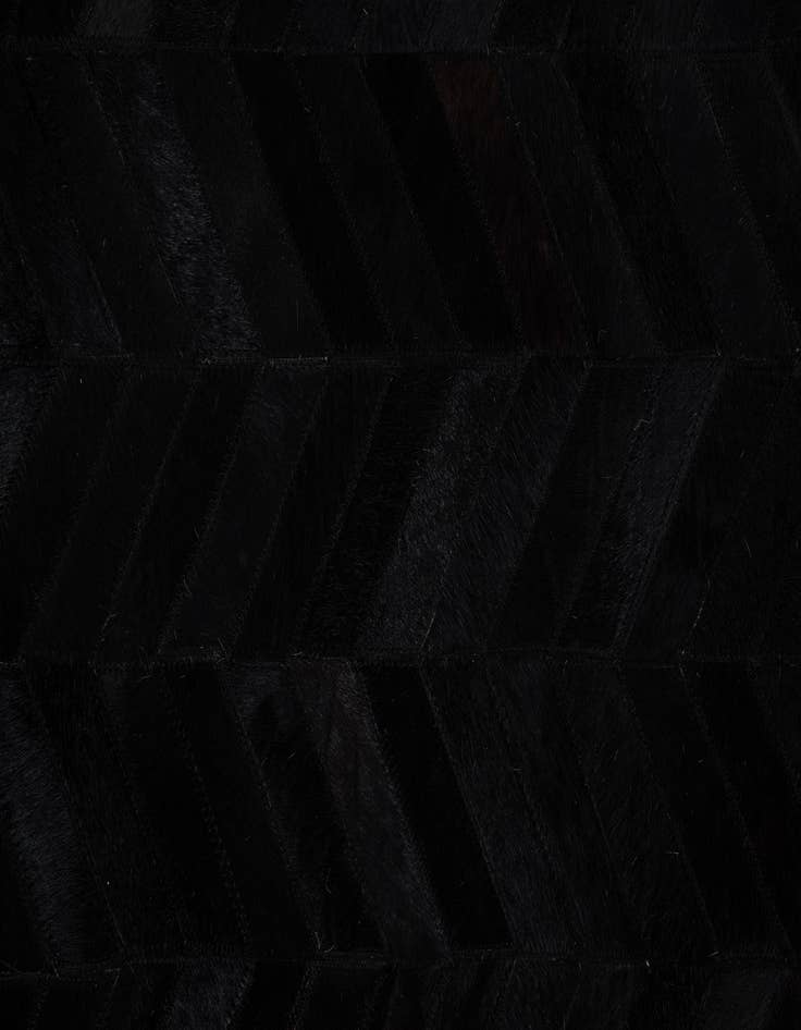 Detail image of 5' 1 x 8' Cowhide Leather Rug