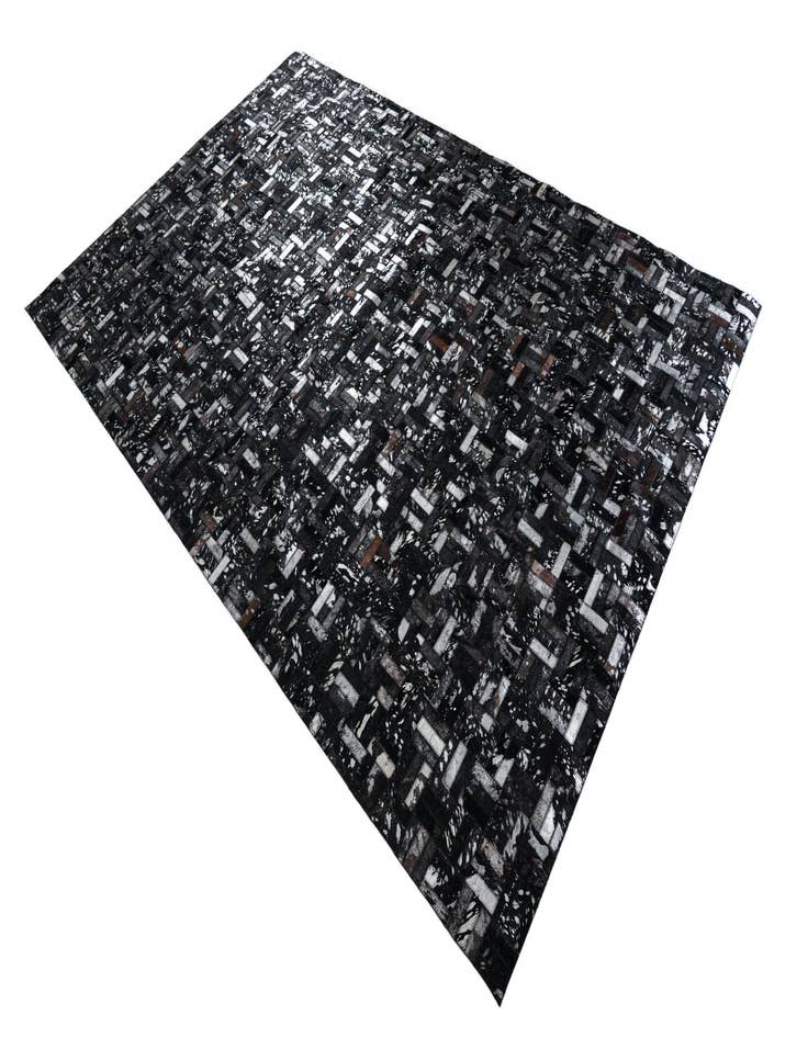 Detail image of  5' x 8' Cowhide Leather Rug