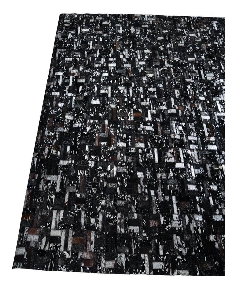 Detail image of  5' x 8' Cowhide Leather Rug