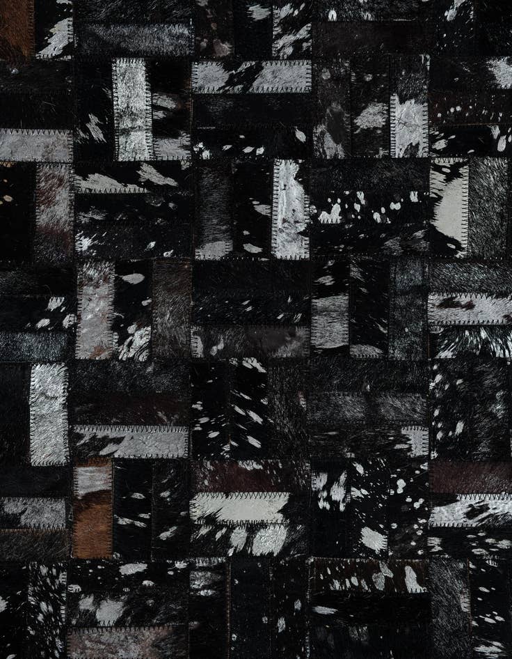 Detail image of  5' x 8' Cowhide Leather Rug