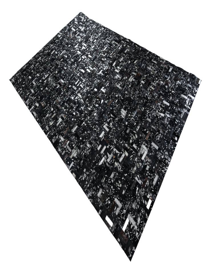 Detail image of  5' 1 x 8' Cowhide Leather Rug