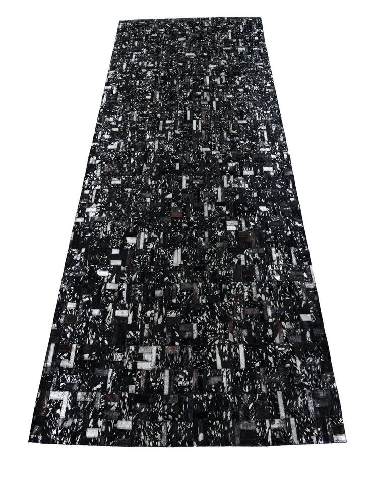 Detail image of  5' 1 x 8' Cowhide Leather Rug