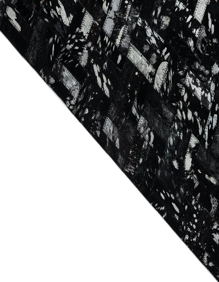 Detail image of  5' 1 x 8' Cowhide Leather Rug