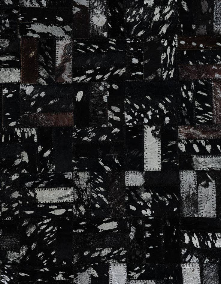 Detail image of  5' 1 x 8' Cowhide Leather Rug