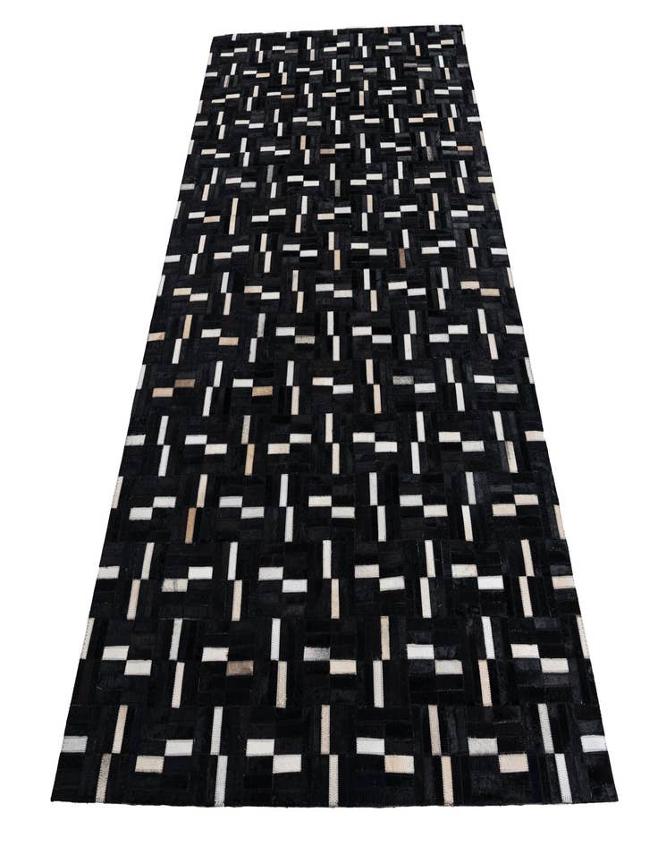 Detail image of  5' x 8' Cowhide Leather Rug