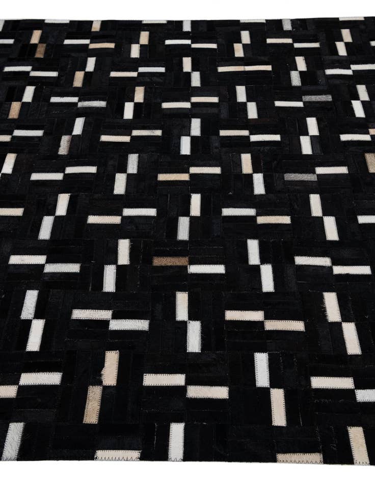 Detail image of  5' x 8' Cowhide Leather Rug