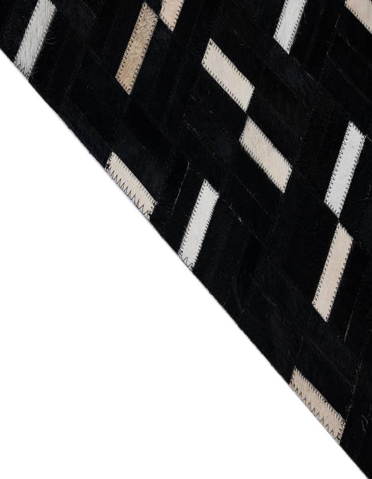 Detail image of  5' x 8' Cowhide Leather Rug