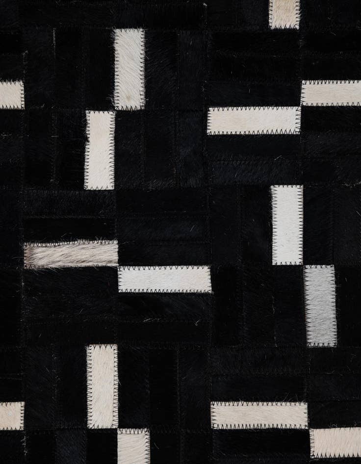 Detail image of  5' x 8' Cowhide Leather Rug