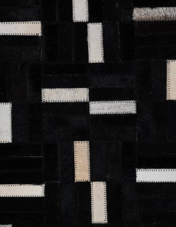 Detail image of  5' x 8' Cowhide Leather Rug