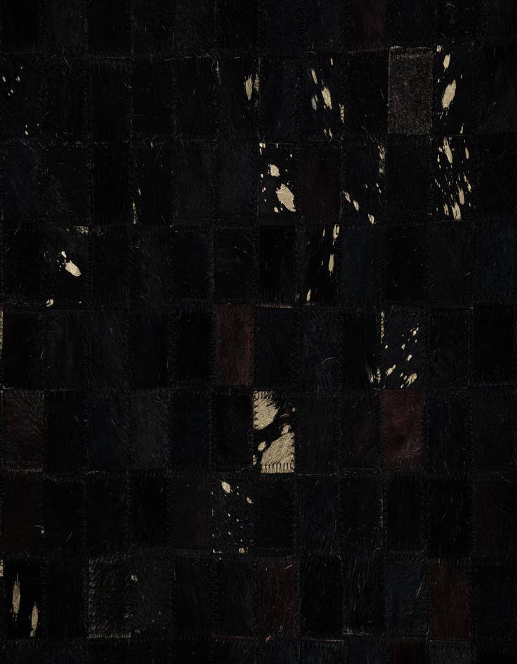 Detail image of  5' x 7' 10 Cowhide Leather Rug