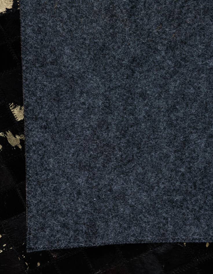 Detail image of  5' x 7' 10 Cowhide Leather Rug