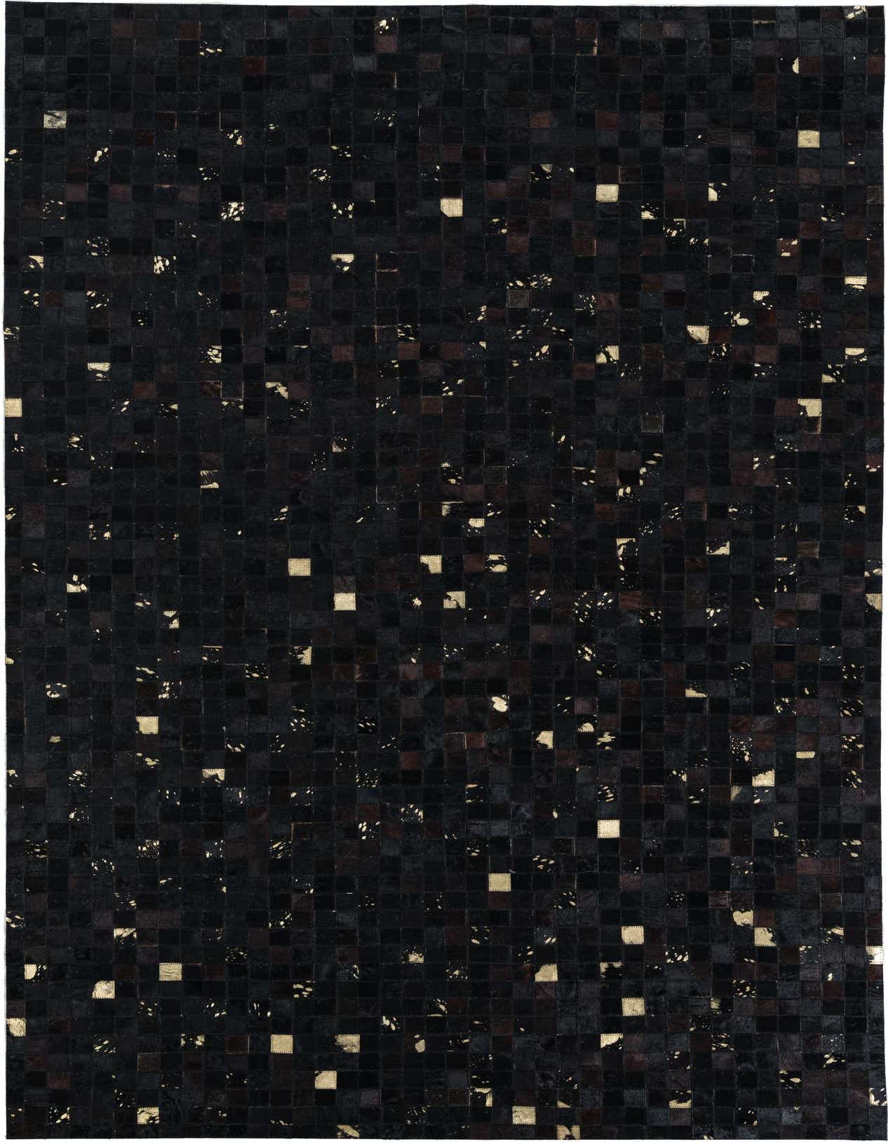 Primary image  5' x 7' 10 Cowhide Leather Rug