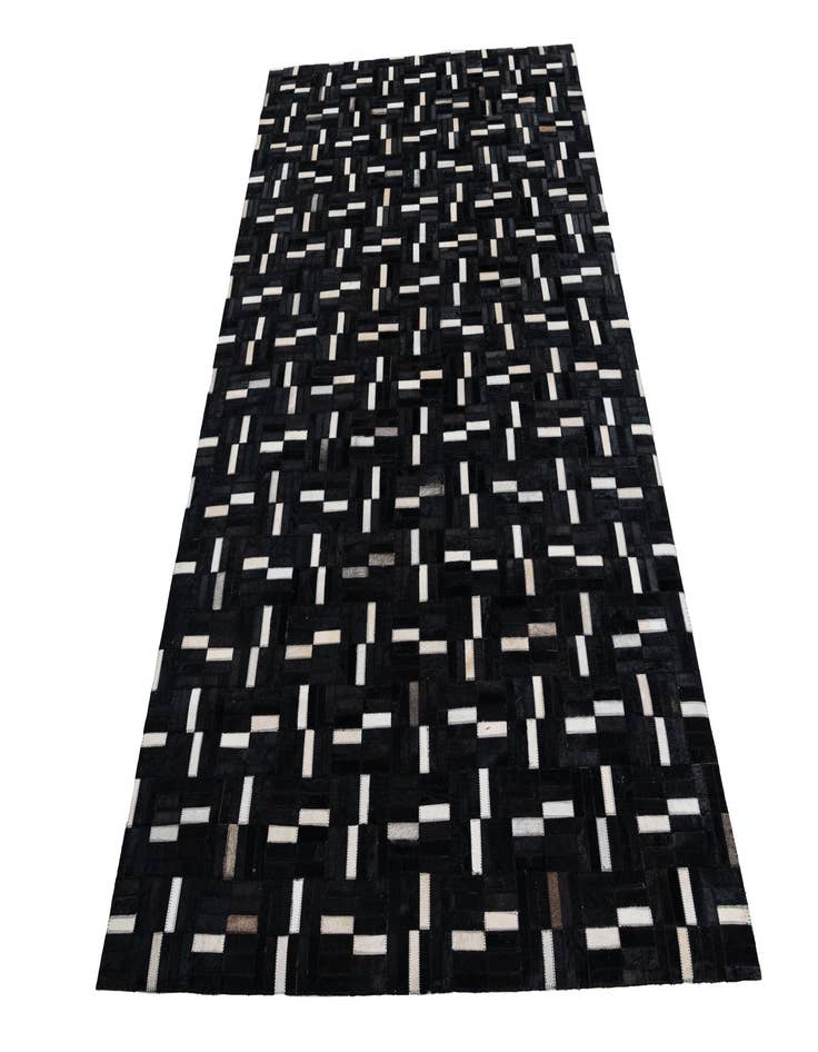 Detail image of  5' x 8' 2 Cowhide Leather Rug