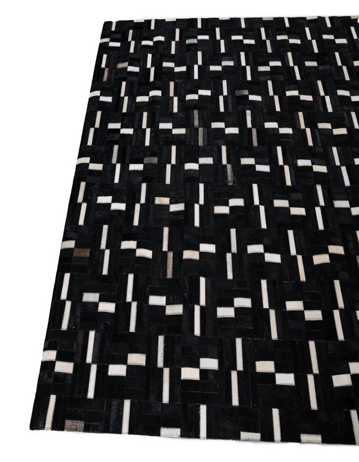 Detail image of  5' x 8' 2 Cowhide Leather Rug