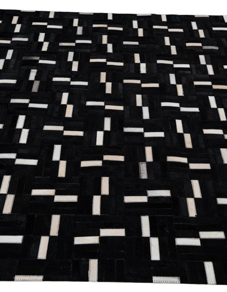 Detail image of  5' x 8' 2 Cowhide Leather Rug