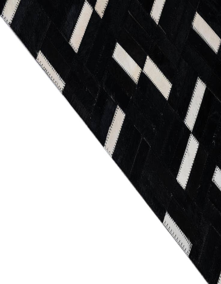 Detail image of  5' x 8' 2 Cowhide Leather Rug