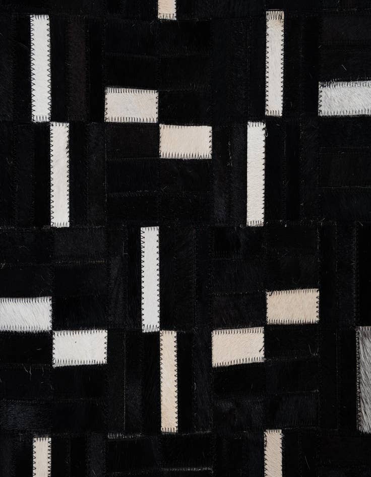 Detail image of  5' x 8' 2 Cowhide Leather Rug