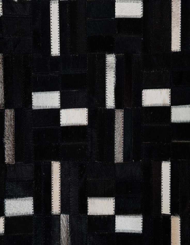 Detail image of  5' x 8' 2 Cowhide Leather Rug