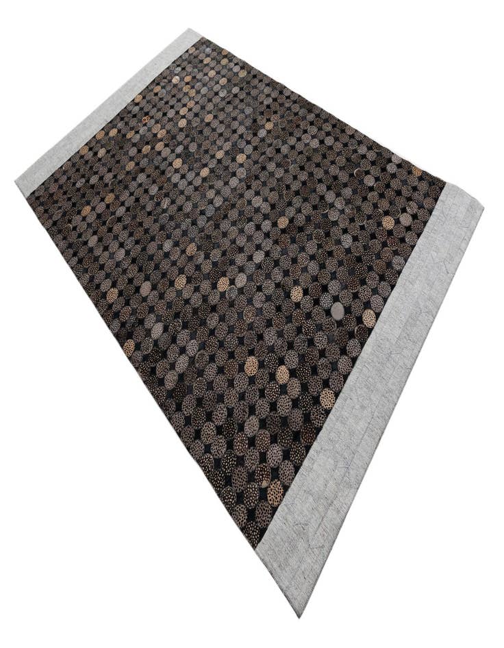 Detail image of  5' x 8' Cowhide Leather Rug