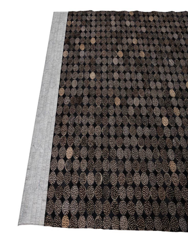 Detail image of  5' x 8' Cowhide Leather Rug