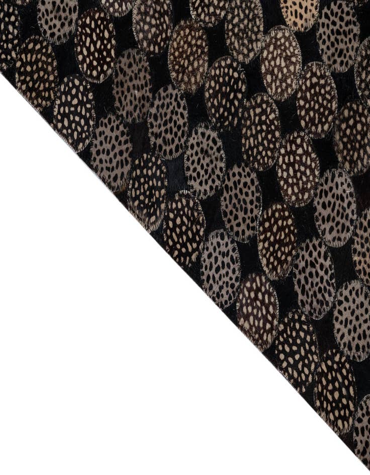 Detail image of  5' x 8' Cowhide Leather Rug