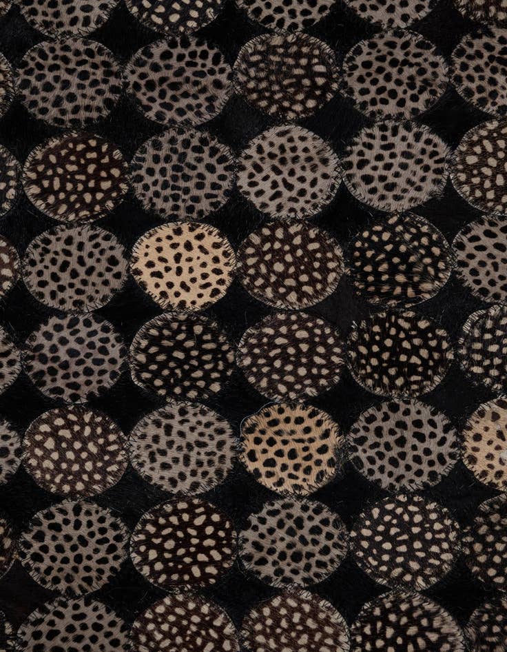 Detail image of  5' x 8' Cowhide Leather Rug