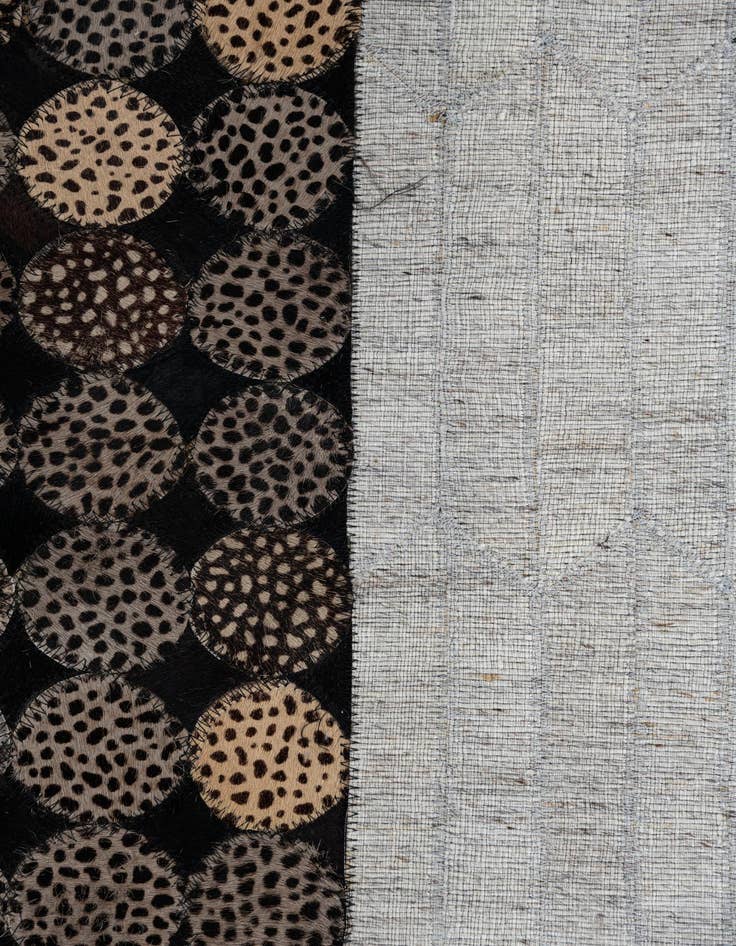 Detail image of  5' x 8' Cowhide Leather Rug