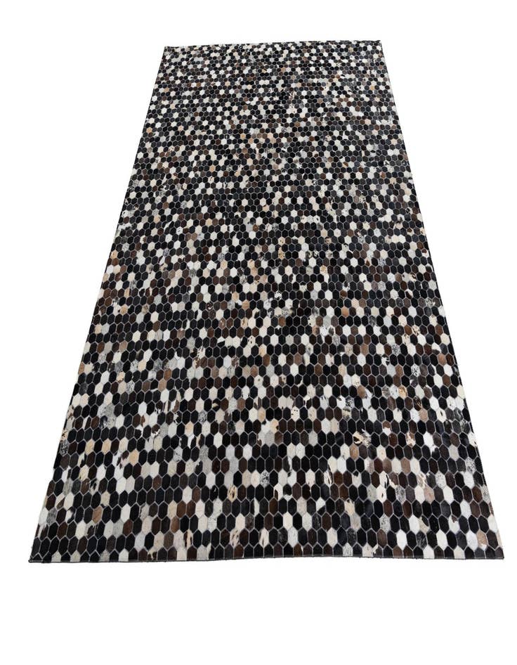 Detail image of  8' 1 x 10' 1 Cowhide Leather Rug