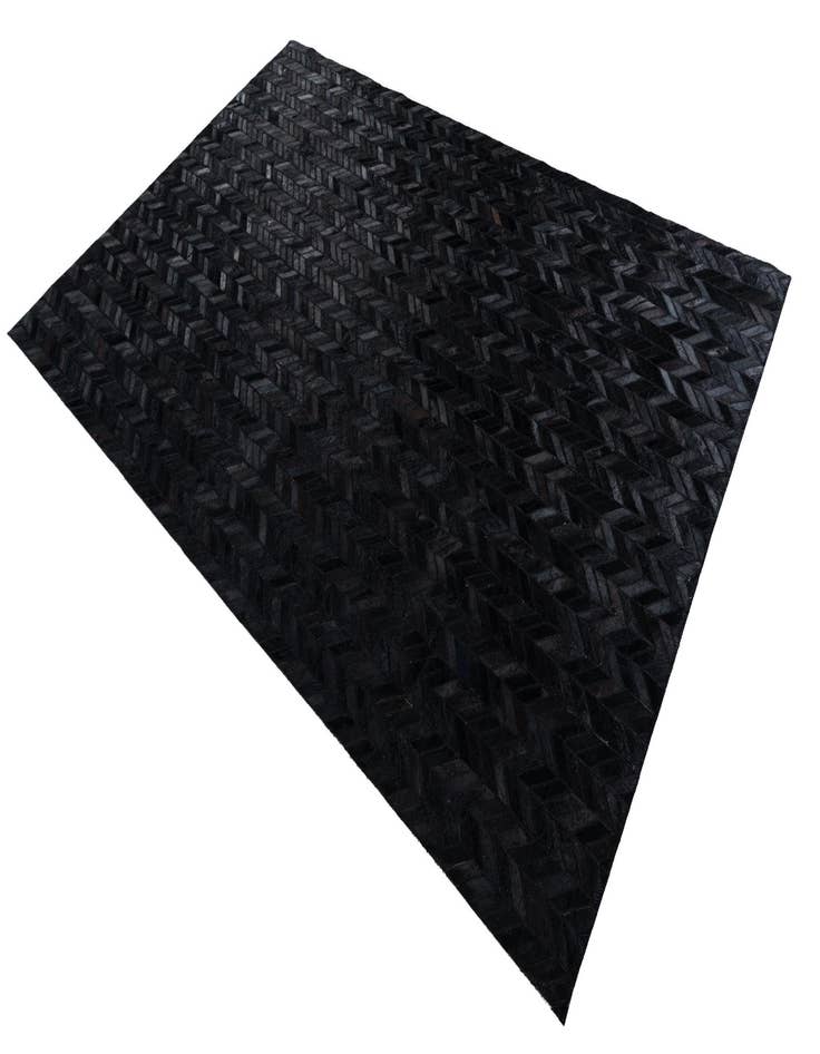 Detail image of  5' 2 x 8' Cowhide Leather Rug