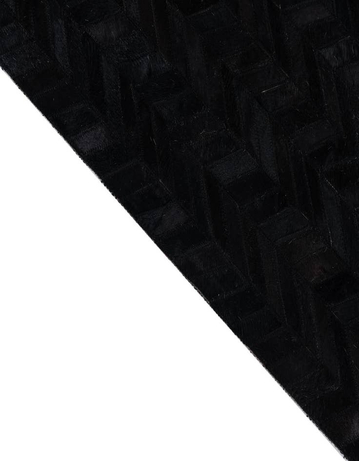 Detail image of  5' 2 x 8' Cowhide Leather Rug