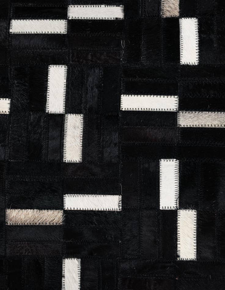 Detail image of  8' x 10' Cowhide Leather Rug