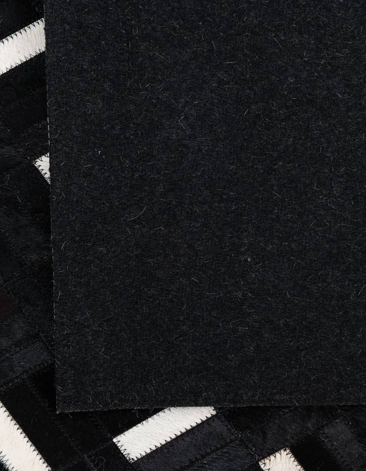 Detail image of  7' 10 x 10' Cowhide Leather Rug