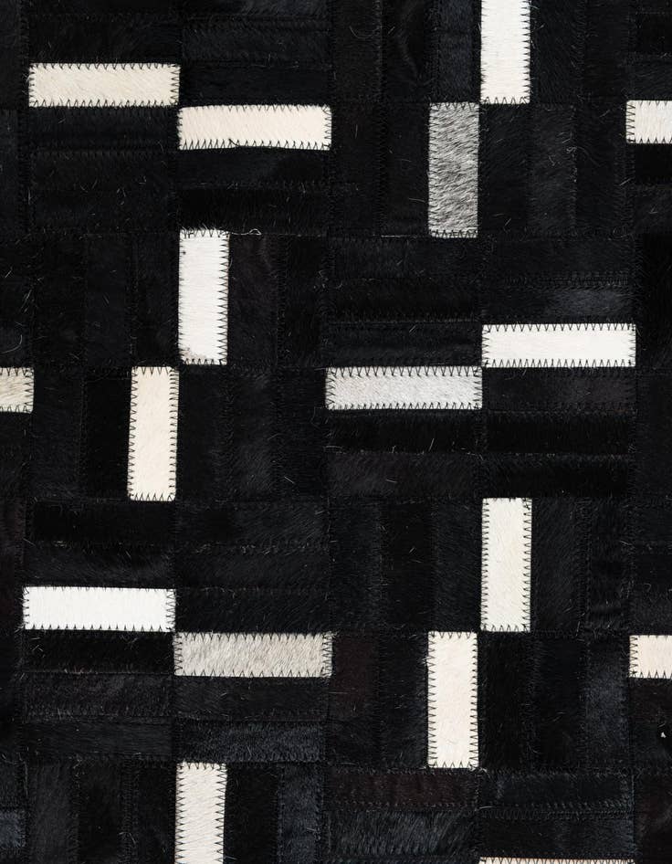 Detail image of  8' 2 x 10' 1 Cowhide Leather Rug